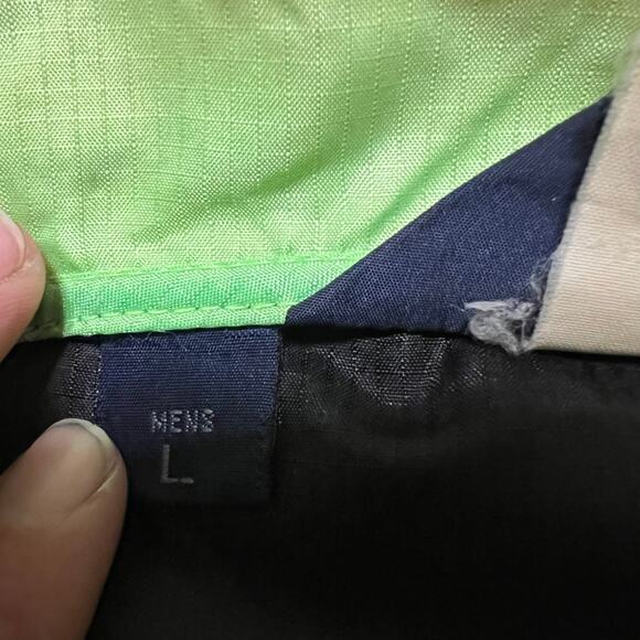 Columbia Vintage Jacket Mens Large Windbreaker Neon Pink Intertrainer 80s - Picture 7 of 9